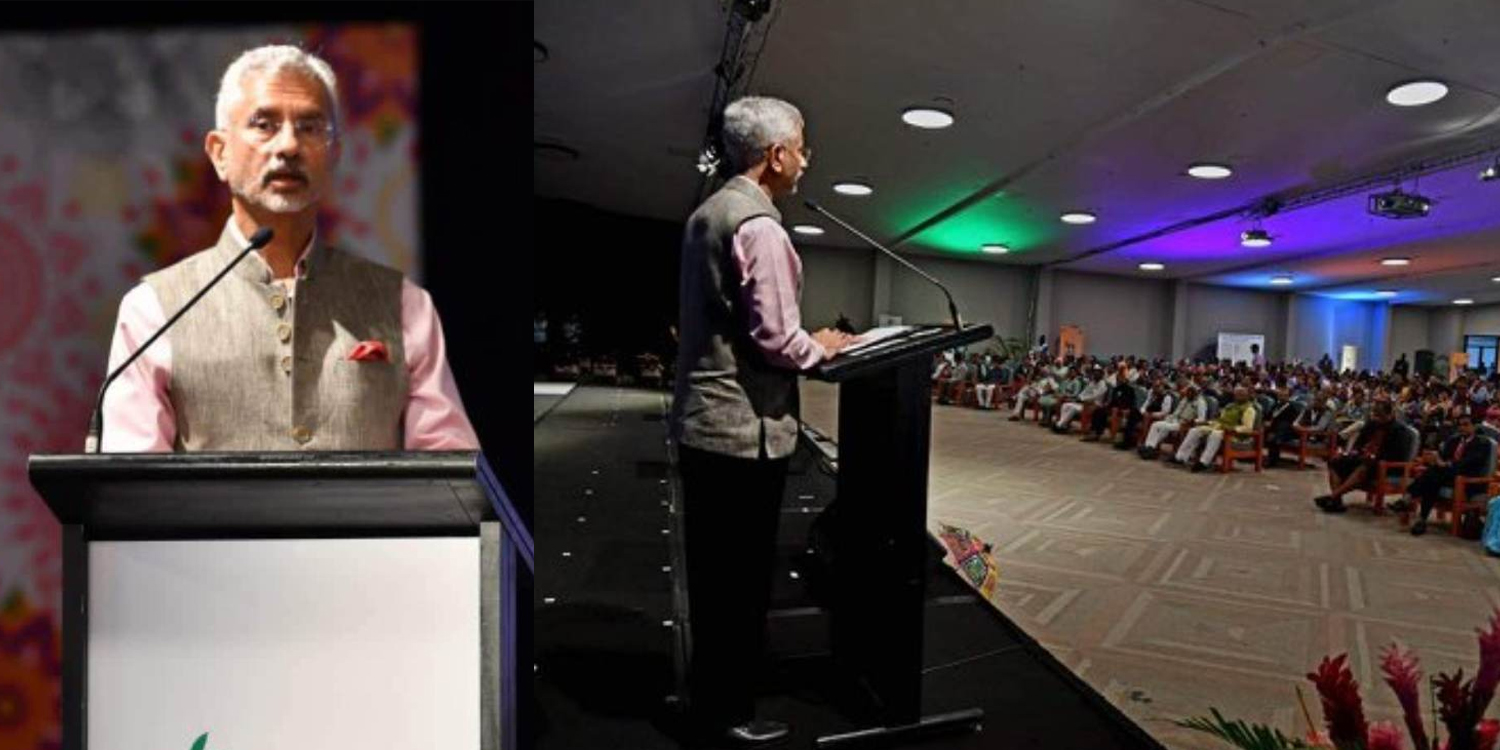 फिजीमा हिन्दी सम्मेलन, भारतीय विदेशमन्त्रीको सम्बोधन