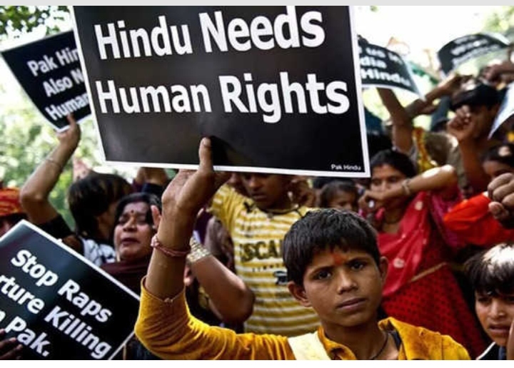 पाकिस्तानमा हिन्दु सग जबरजस्ती धर्म परिवर्तन, अपहरण र नाबालिगहरूको विवाहको बढ्दो घटनाहरूको विरोध