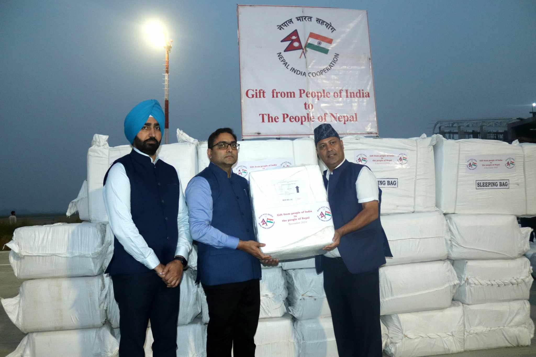 भारतद्वारा भूकम्प पीडितका लागि तेस्रो चरणको राहत सामाग्री सहयोग