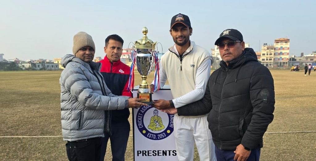 आर्मी ‘ए’लाई हराउँदै दुई दिवसीय टेष्ट सिरिज रूपन्देहीलाई