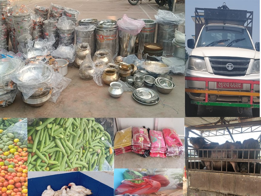 रुपन्देहीमा झण्डै १६ लाखको अवैध सामान बरामद