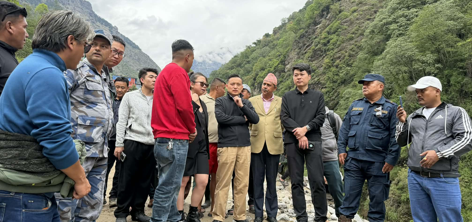 इको पहिरो निरीक्षण गर्न चिनियाँ राजदूत तातोपानीमा